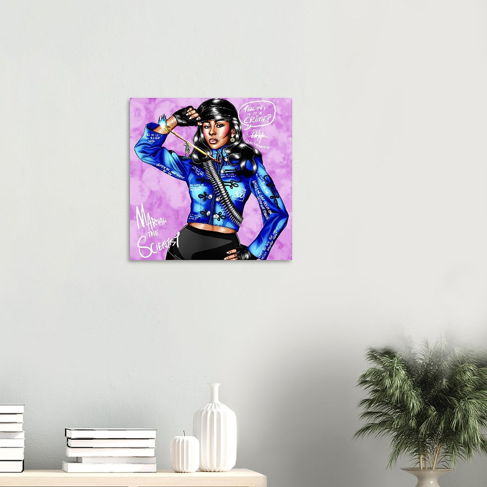 Thumbnail: Mariah the Scientist Discography Premium Semi-Glossy Paper Poster