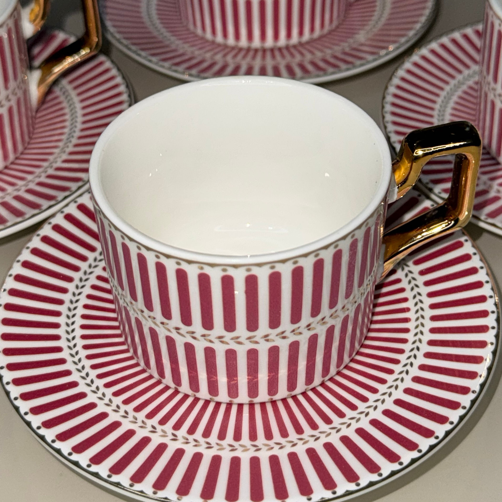Jogo de café Olimpo Rosa 110 ml