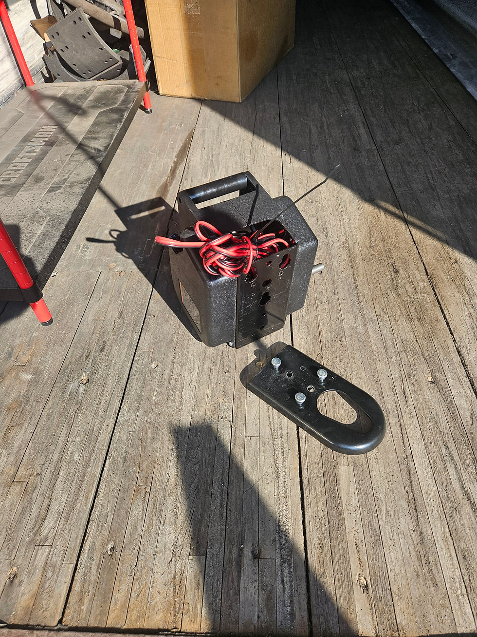 Thumbnail: BADLAND 2000 lb. Marine Electric Winch