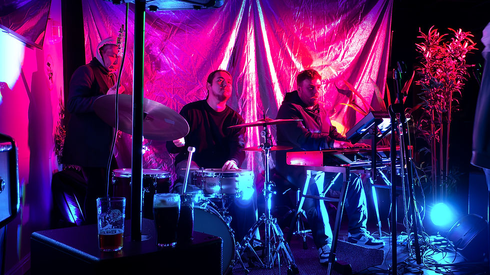 Members of Belfast Groove Collective (photo by IED)