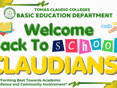 Welcome Back, Claudians! Opening of Classes for SY 2025–2026