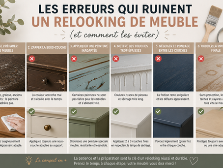 Comment éviter un relooking de meuble raté ?