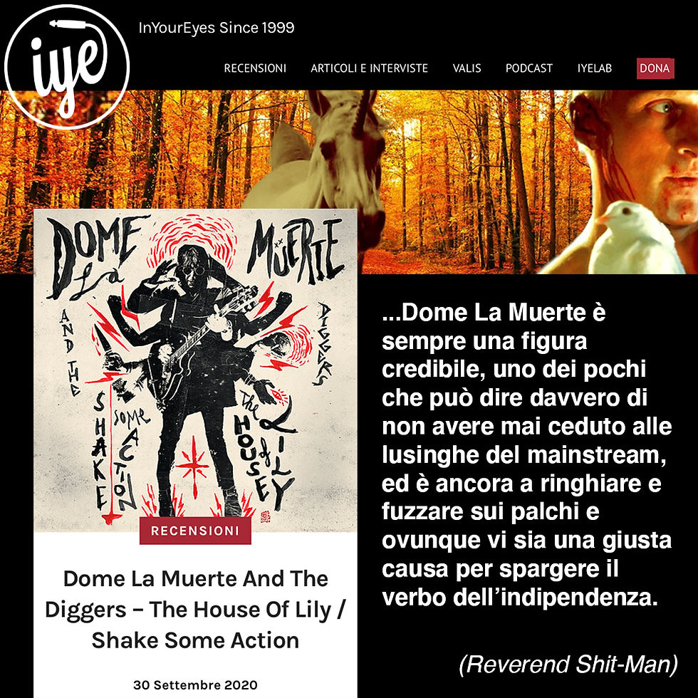 Thumbnail: DOME LA MUERTE AND THE DIGGERS - The House Of Lily / Shake Some Action