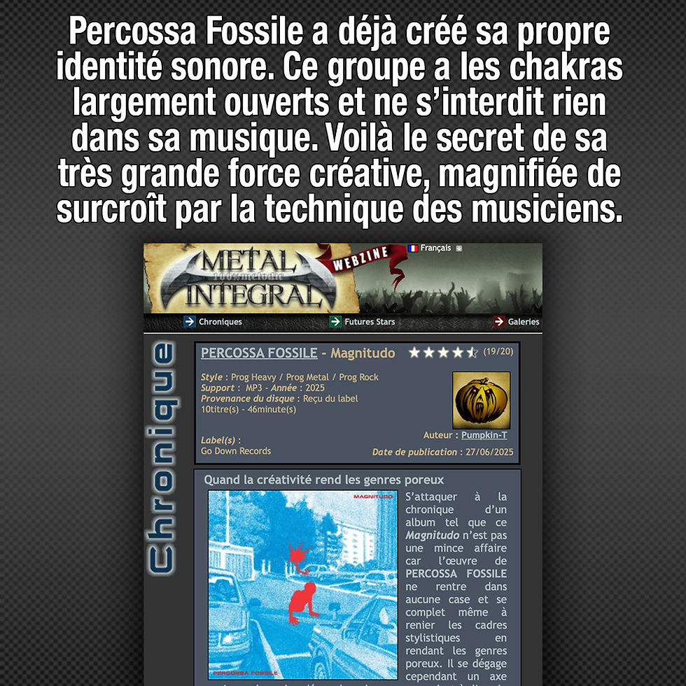 Thumbnail: Percossa Fossile's Magnitudo review