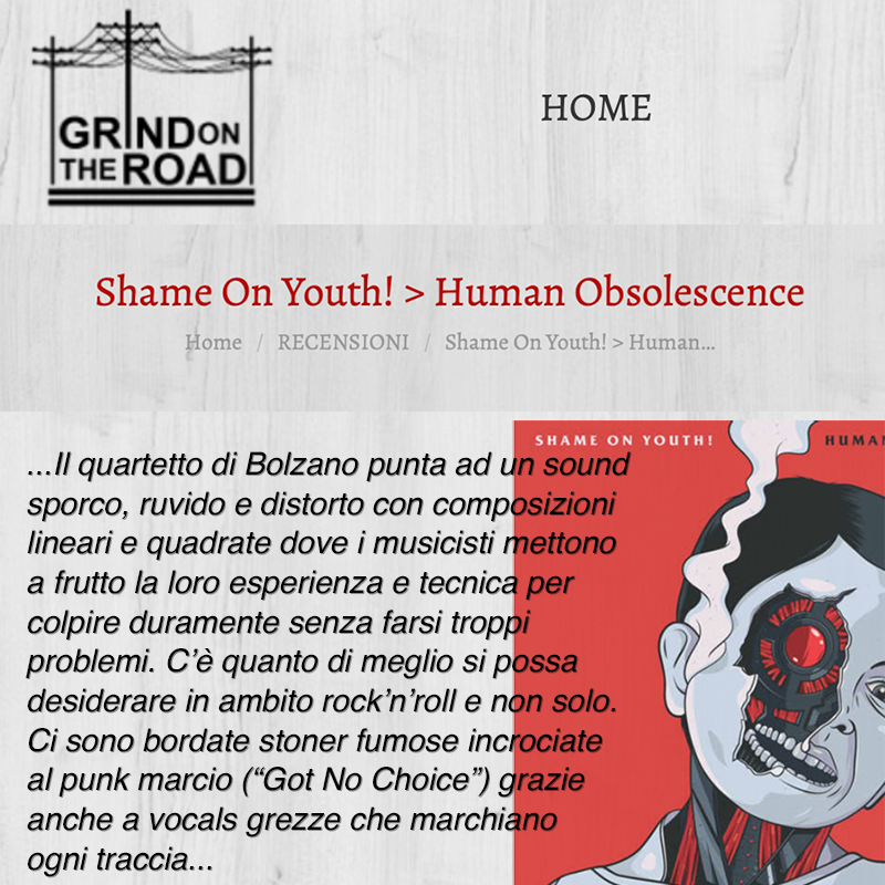 Thumbnail: SHAME ON YOUTH! - Human Obsolescence