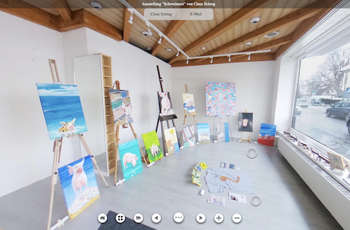 Virtuelle Kunstausstellung