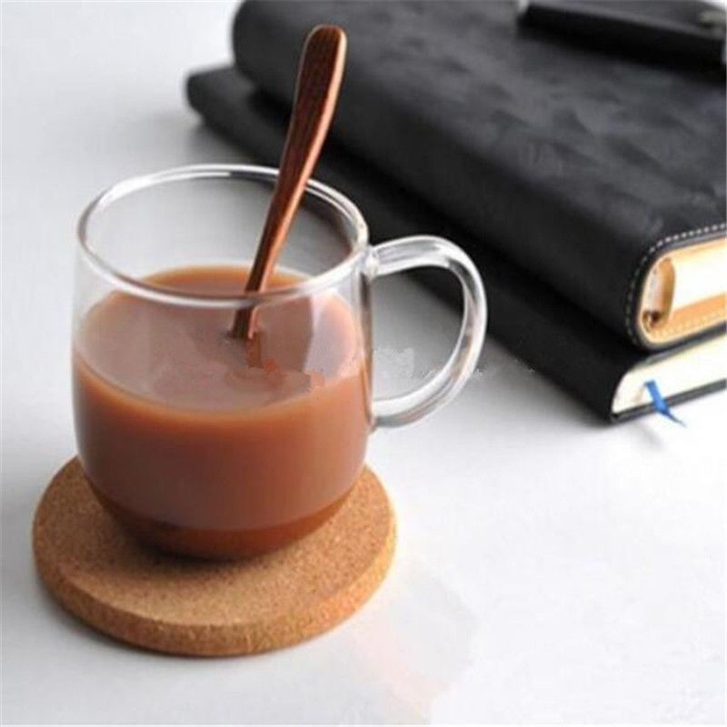 Thumbnail: Tea Cup Mat Waterproof Insulation Round Soft