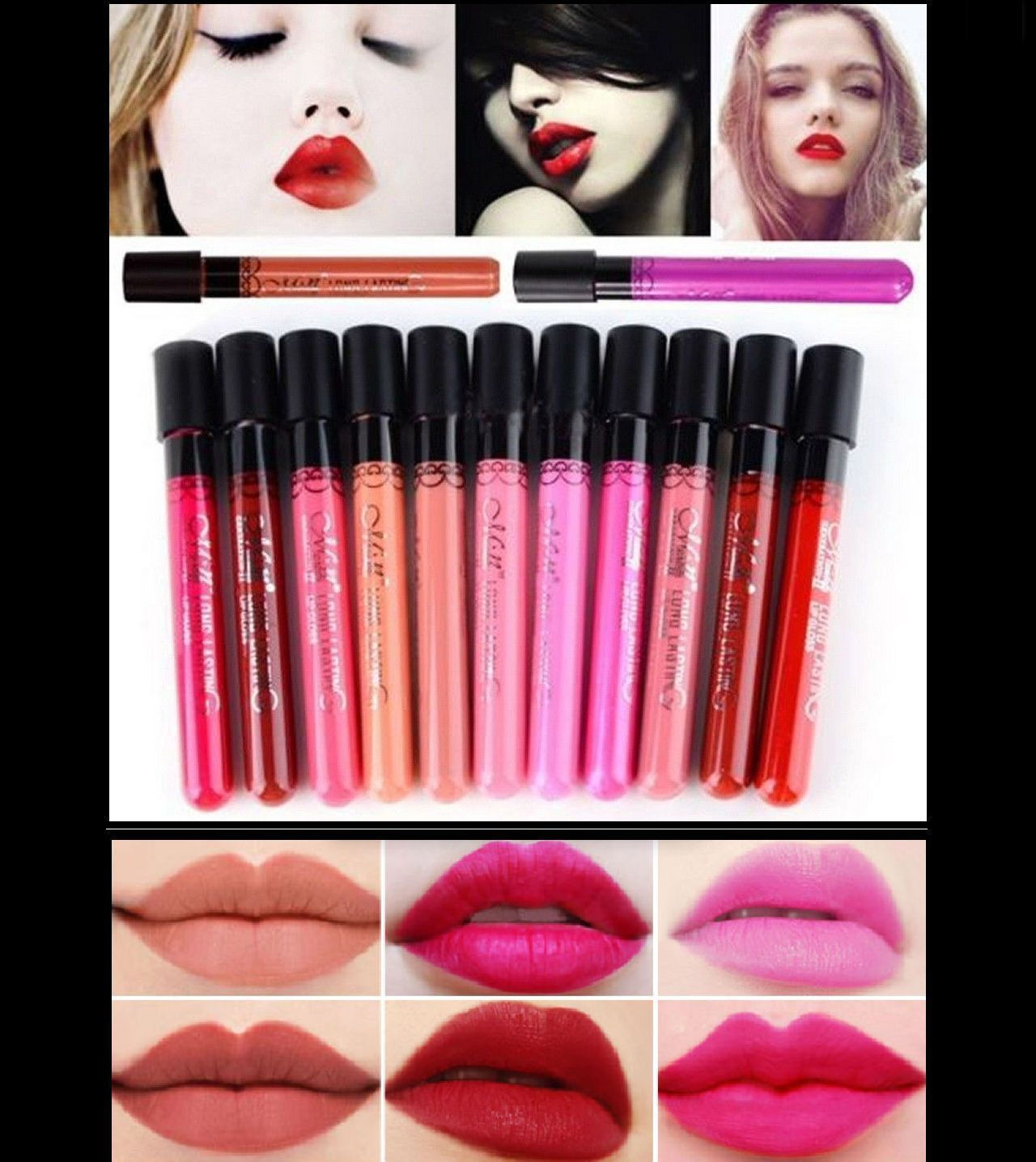 Waterproof Long Lasting Lip Liquid Pencil Matte Lipstick Beauty Makeup Lip Gloss