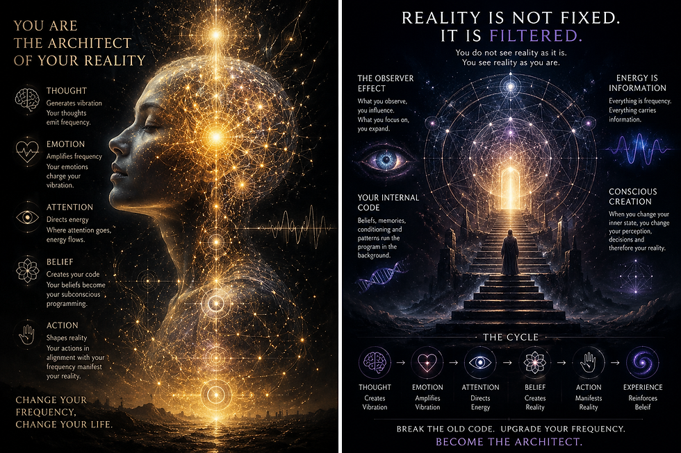 The Hidden Architecture of Reality: Frequency, Attention, and the Code Beneath Human Experience