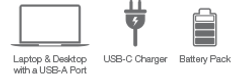 USB-A to USB-C icon