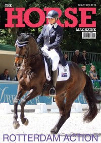 Mary and Boogie Woogie on the cover of the Horse Magazine