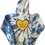 Thumbnail: Tie Dye Hooded Sweatshirt with Double Heart Cut Out