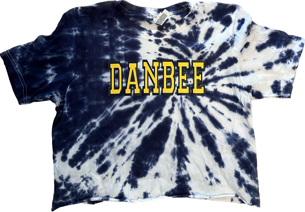 Thumbnail: Varsity Cropped Tie Dye Tee