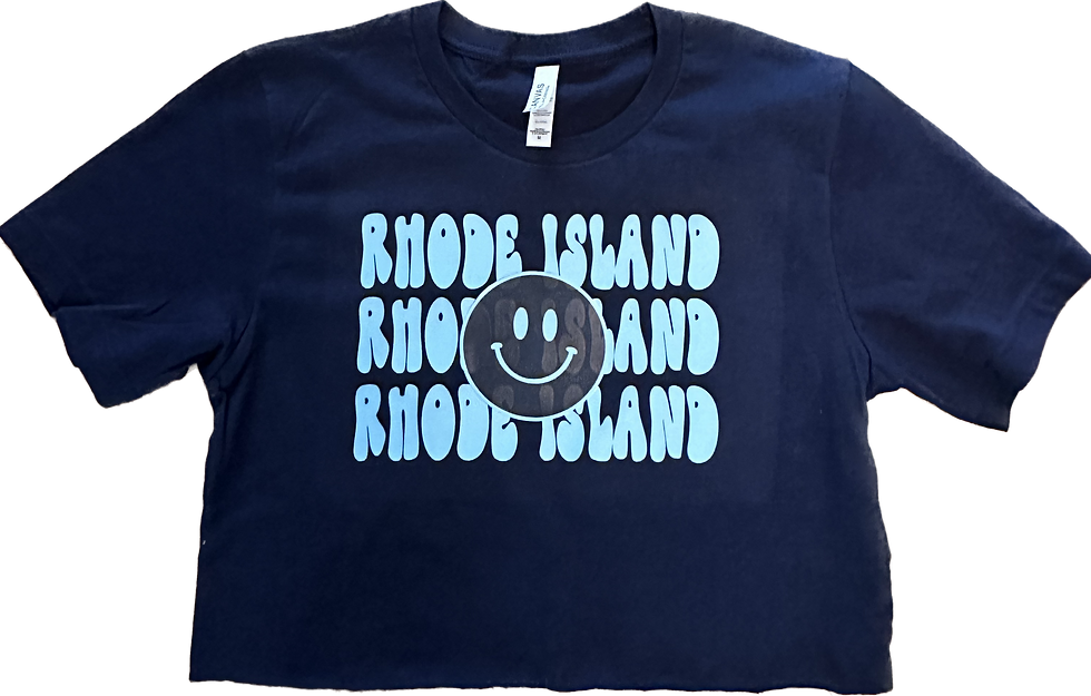Thumbnail: Retro Smiley Cropped Tee