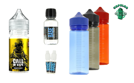 8 fioles de e-liquids pour des packs diy