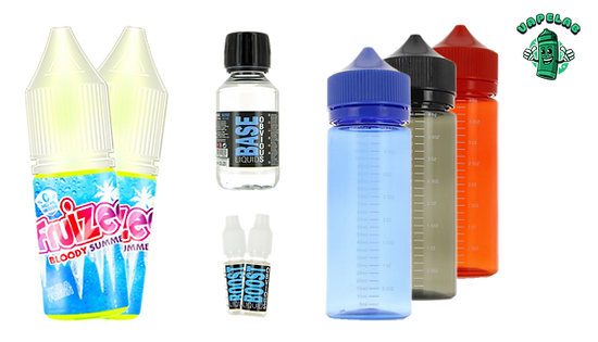 8 fioles de e-liquids pour des packs diy