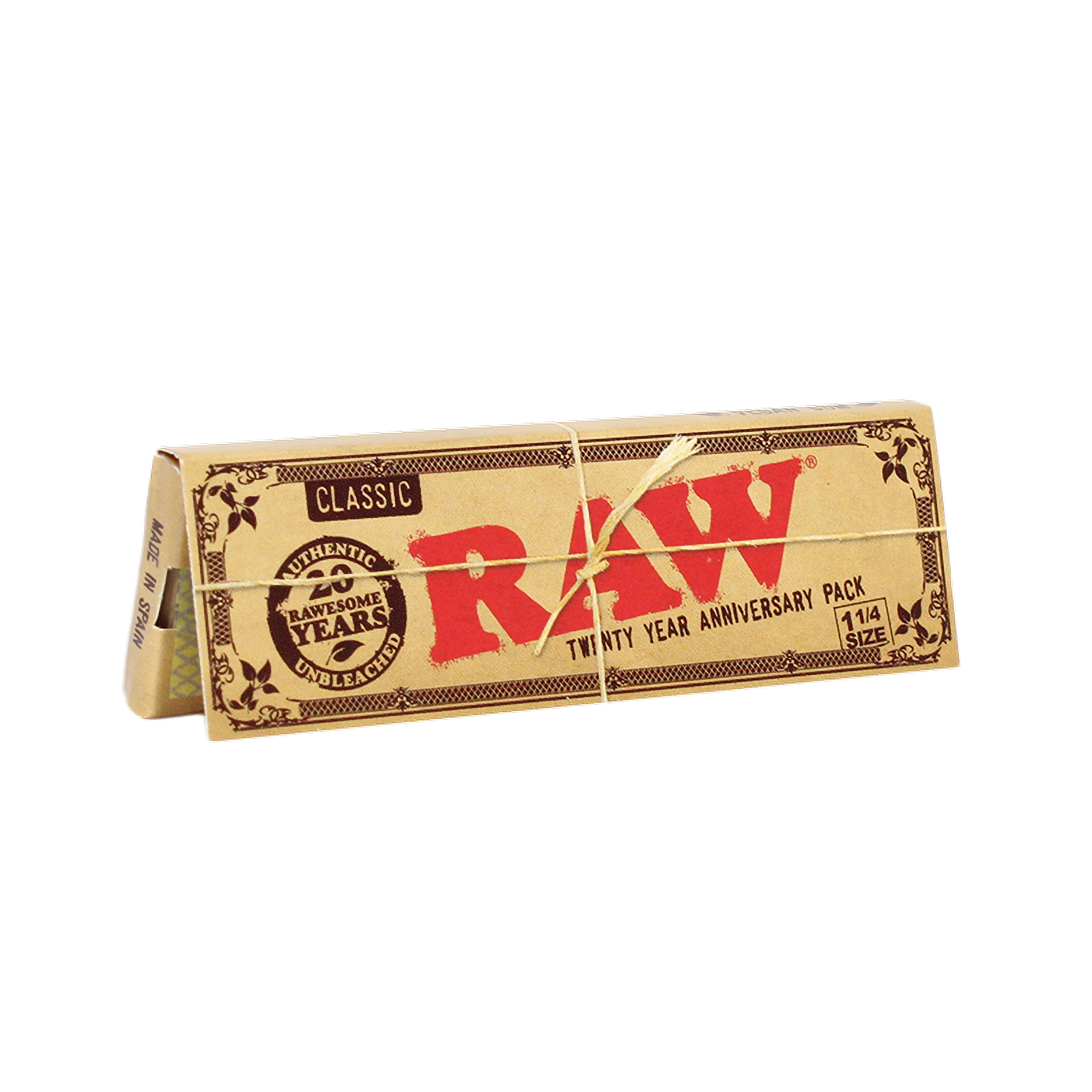 024PH	RAW CLASSIC PAPERS 1 1/4 SIZE 50/PK 24PK/BOX 20YRANNIVERSARY PK
