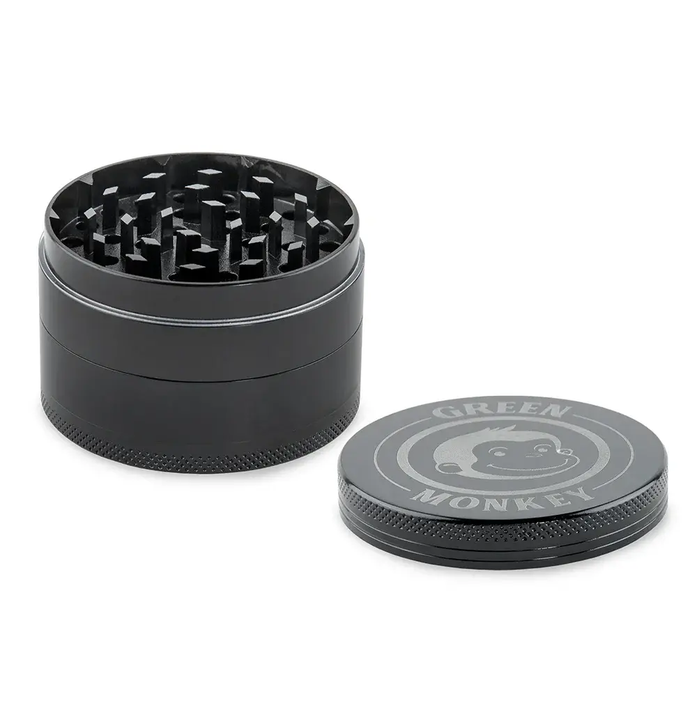 061PH GREEN MONKEY - CAPUCHN GRINDER 75MM 4PT ZINC BLACK