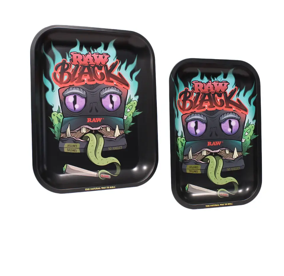 Miniatura: 080PH	RAW - ROLLING TRAY LARGE BLACK MONSTER 