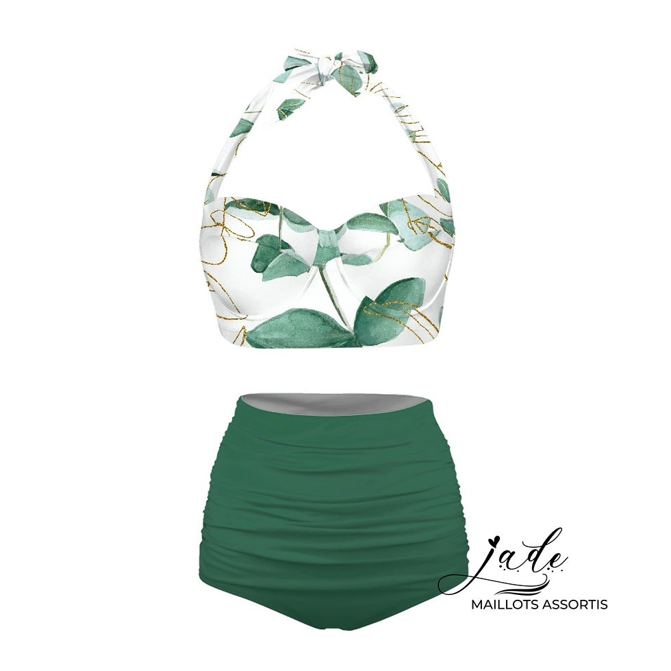 Miniature : Célestine- taille haute - Femme - Maillots assortis