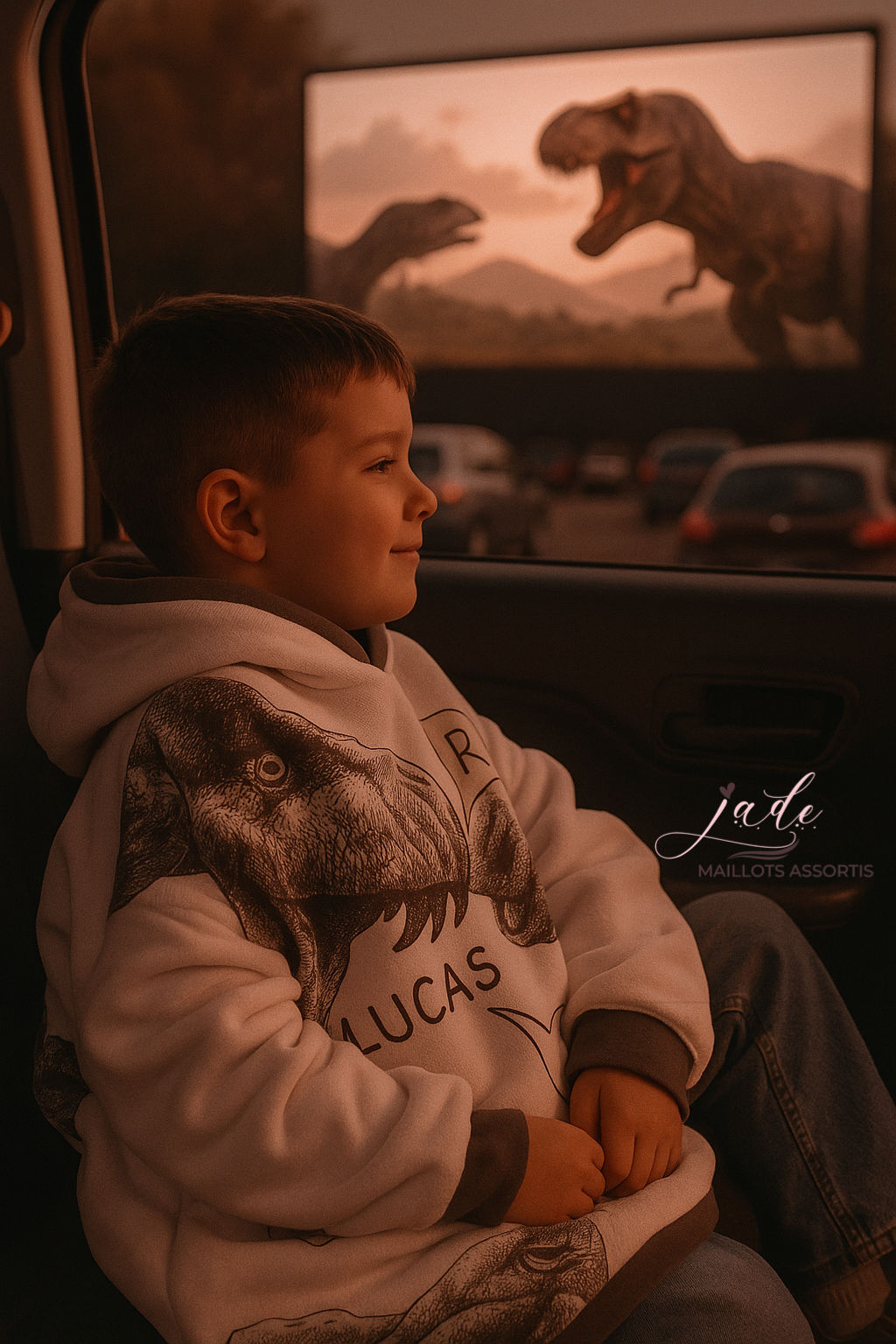 Chandail doudou pour enfants et ados PERSONNALISÉ ┃T-REX