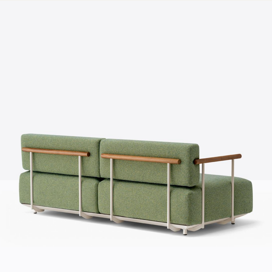 Canapé outdoor Arki-Sofa Plus avec tissu extérieur et structure en acier