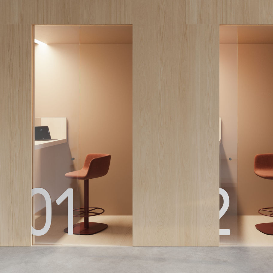 Xoko : tabouret modulable pour espaces collaboratifs. Assise confortable et design polyvalent pour bureaux ouverts et environ