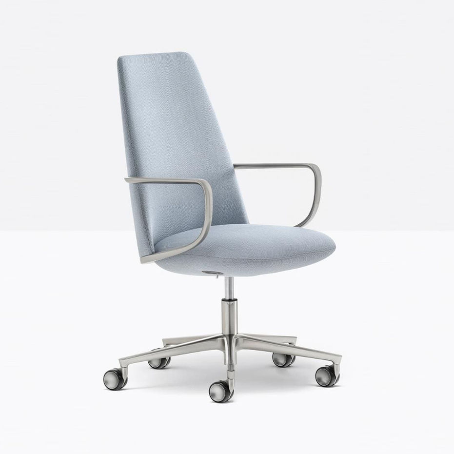 Fauteuil Elinor 3755 rembourré avec structure en aluminium