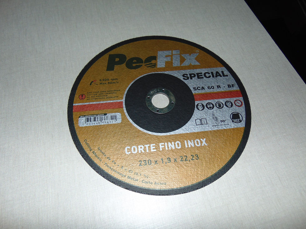 DISCO CORTE FINO INOX 230*1.9