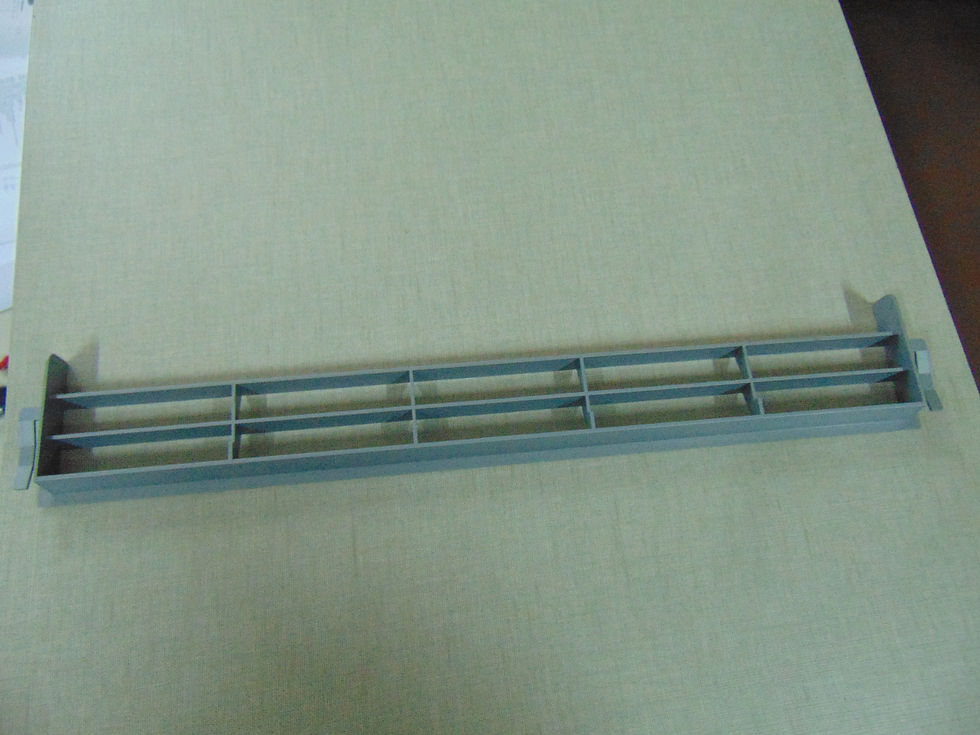 GRELHA VENTILAÇÃO 400*65MM EM PLAST.