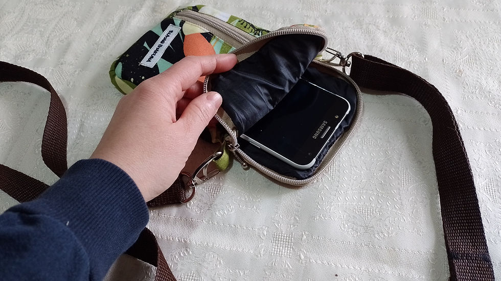 Miniatura: PORTA CELULAR BANDOLERA (CON BOLSILLO)