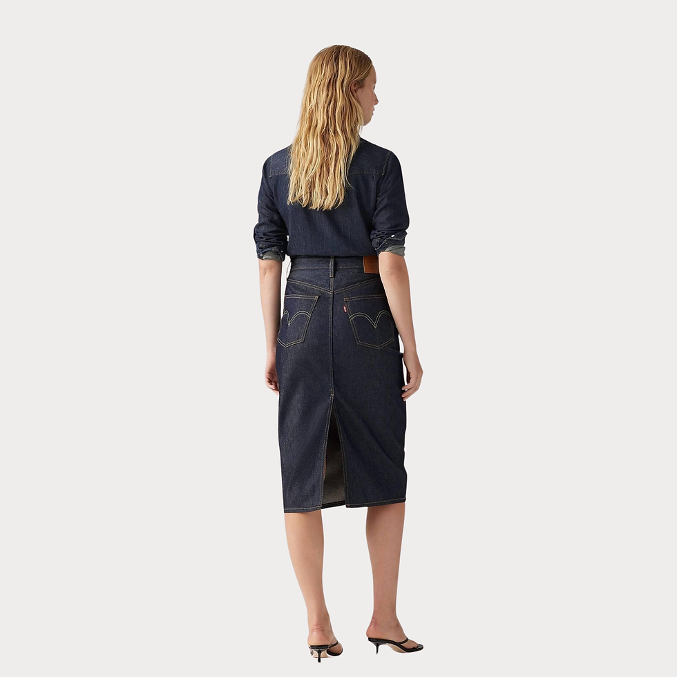 Thumbnail: Women's High Rise Slit Skirt