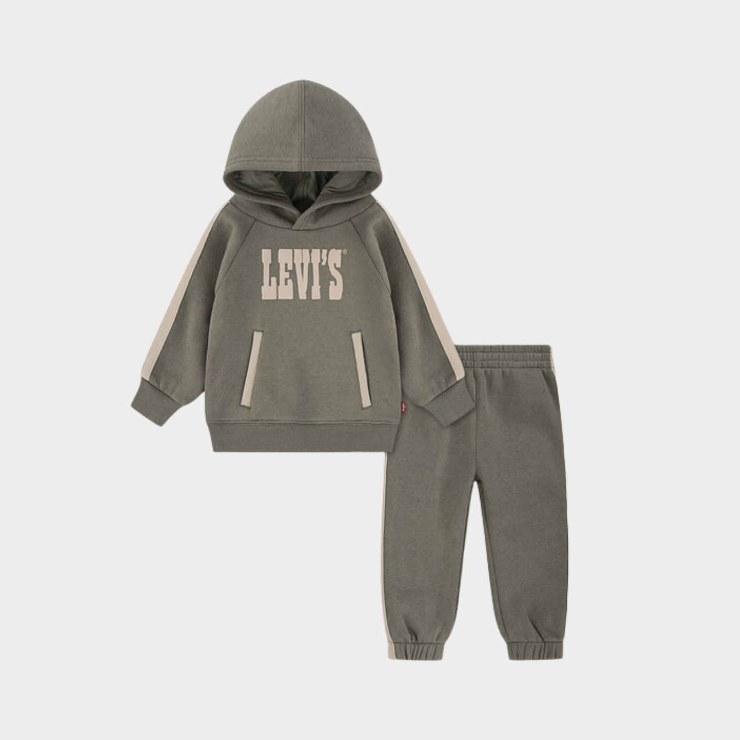 Baby Boys Sweatpants Set Khaki
