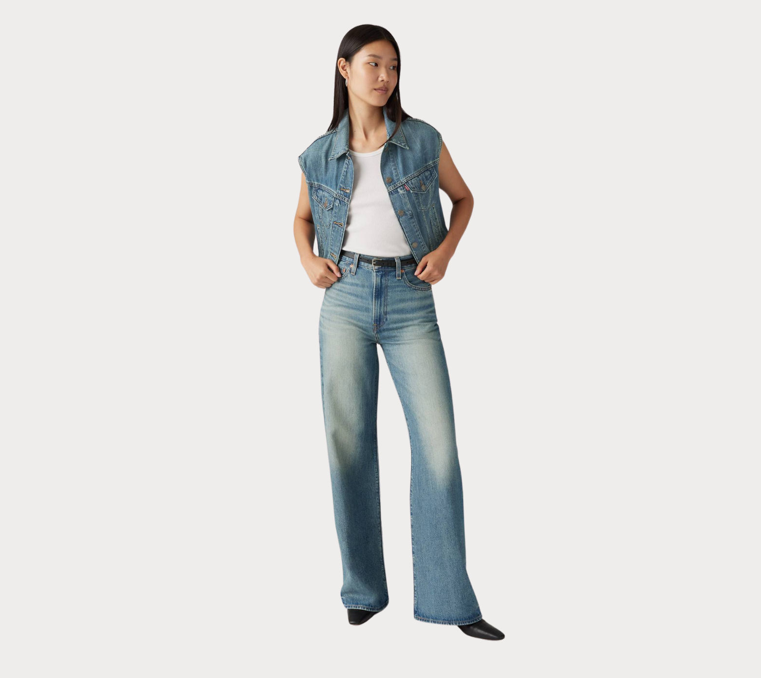 Women's Ribcage Wide Leg Jeans
