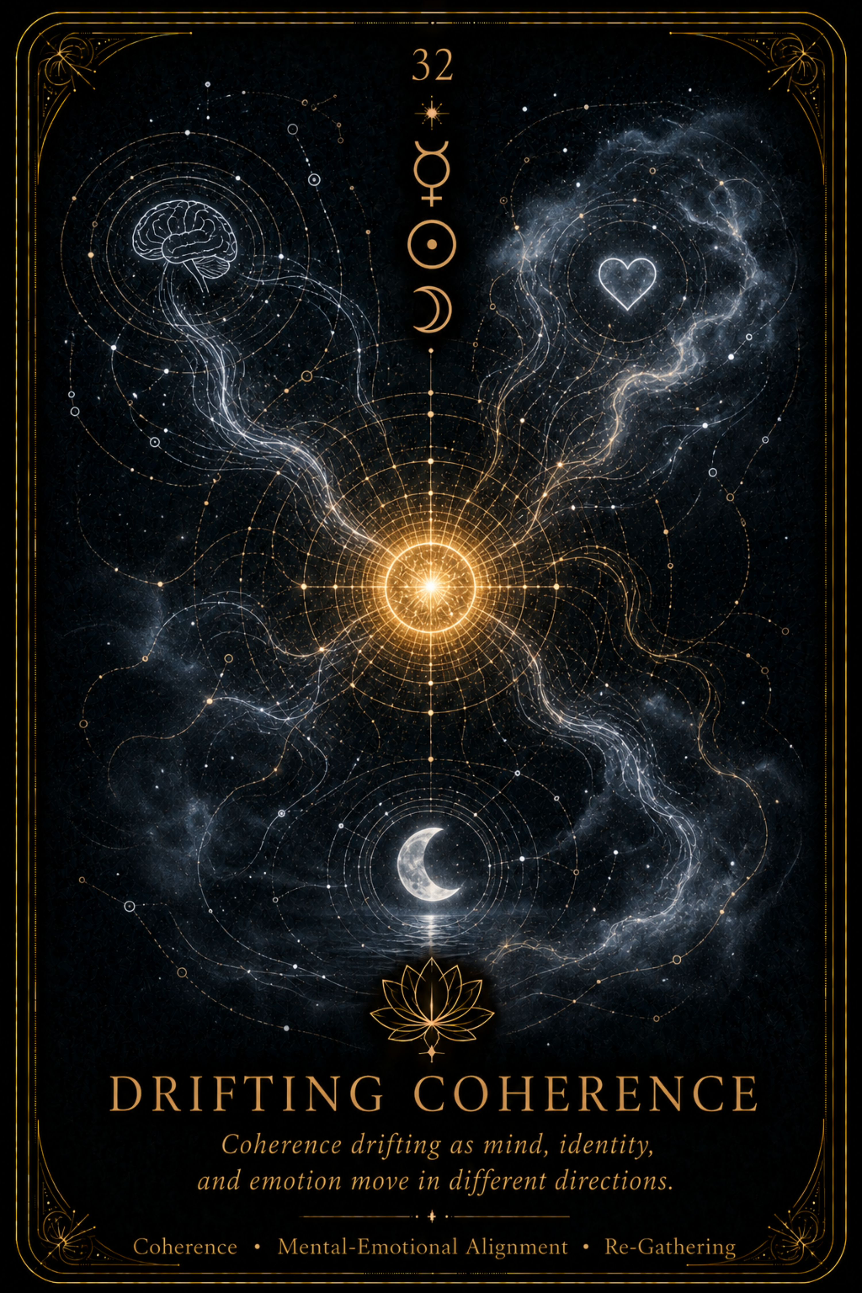White Lotus card: Drifting Coherence