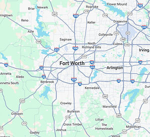 lease-on-authority-dispatching-Fort-Worth-TX-map