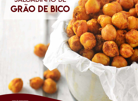 Receita Fit - Salgadinho de Grão de Bico