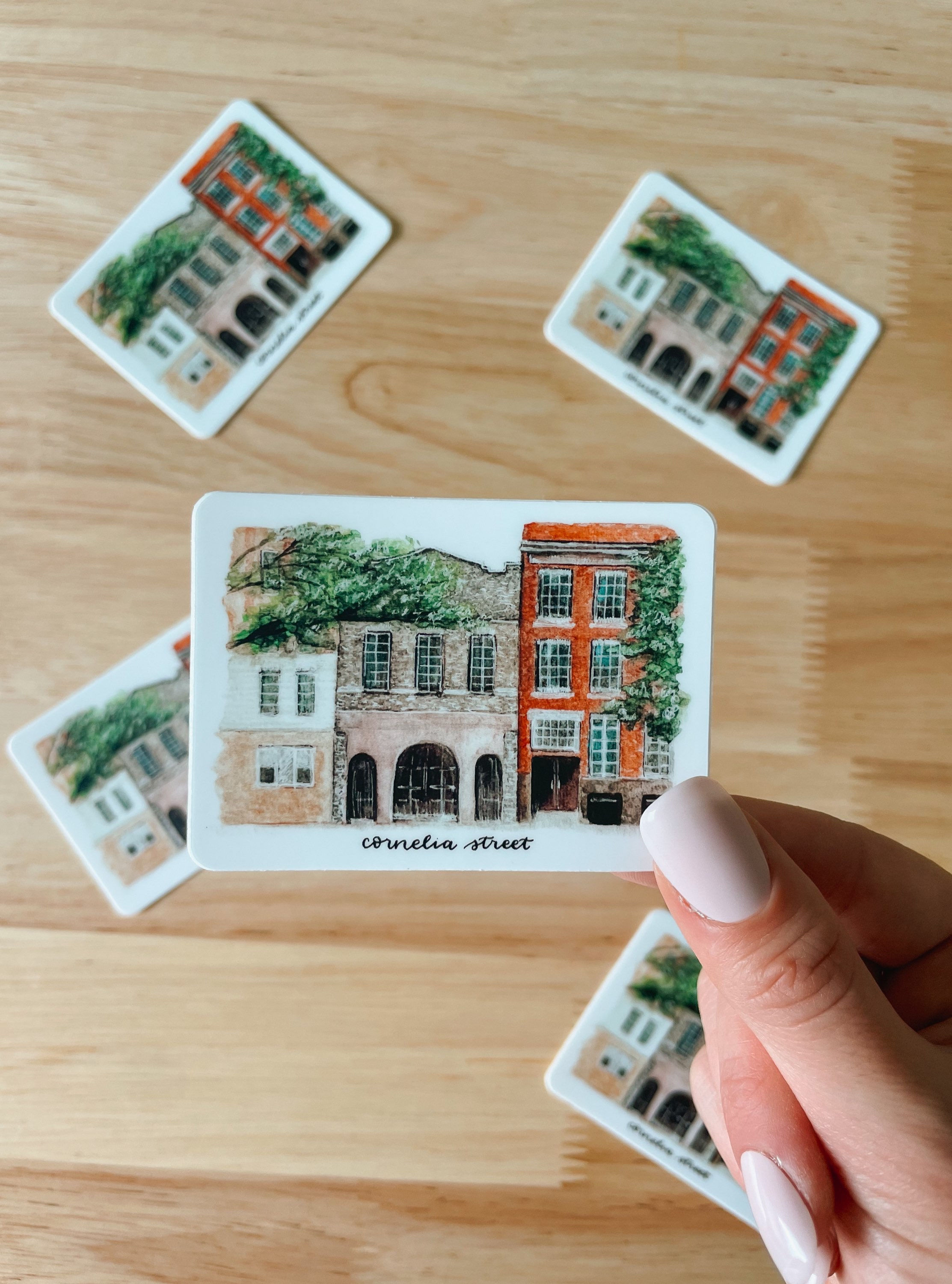 Cornelia Street weatherproof sticker