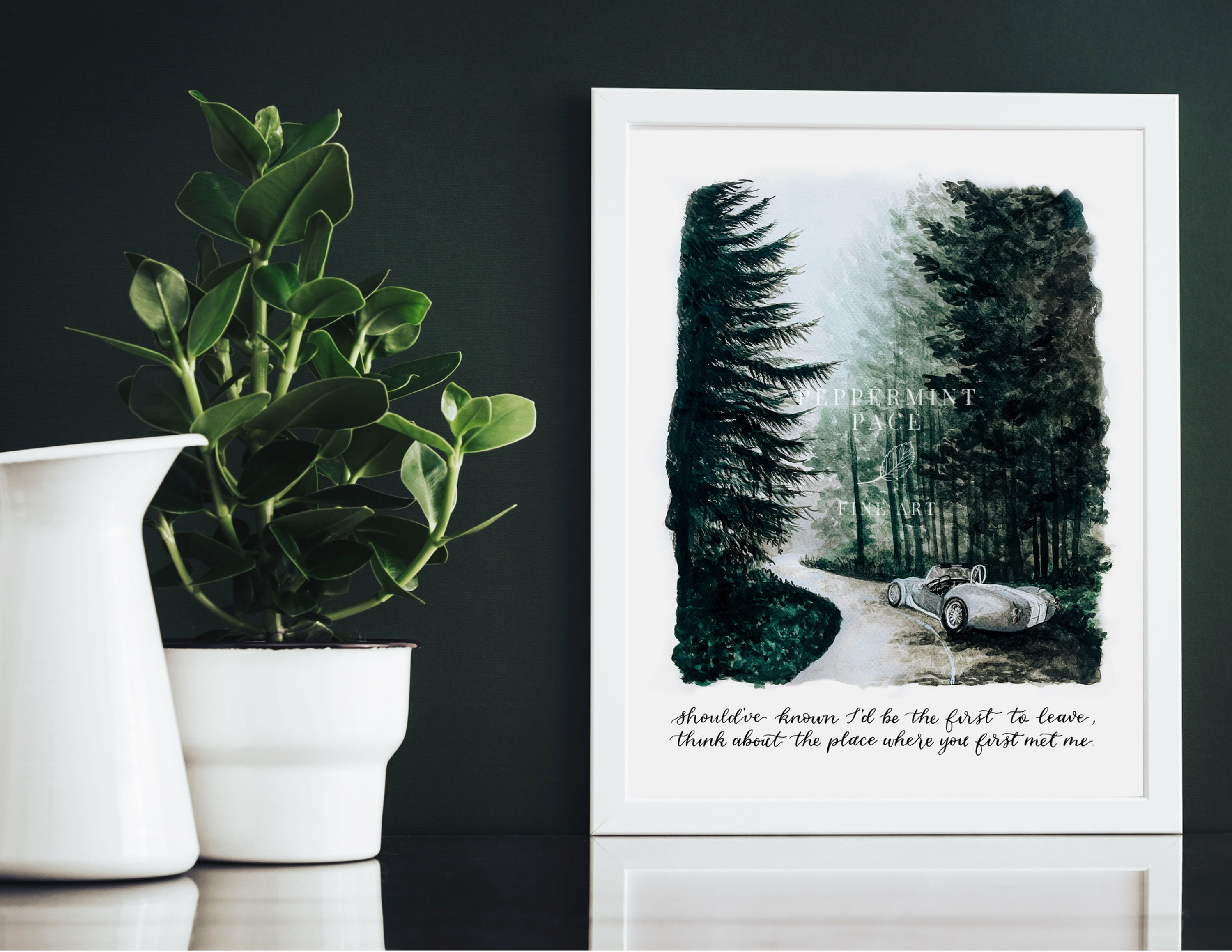 should've known I'd be the first to leave - getaway car