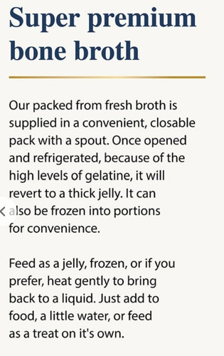 Karnlea Fish Bone Broth for Dogs and Cats 500ml Pawsonal Health