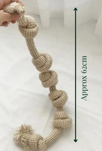 Whip Rope Built Eco-Friendly Hemp Six Knott Whip Rope Toy | Pawsonal Health
