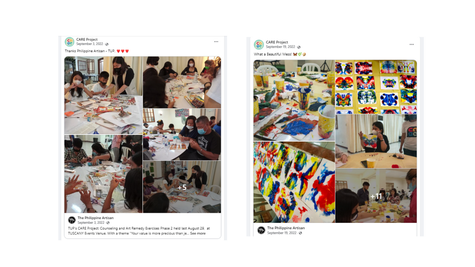 12 article and photos for care project