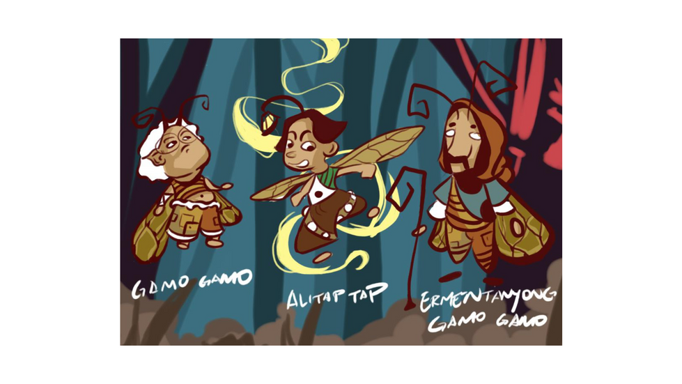 5 gamo gamo characters design