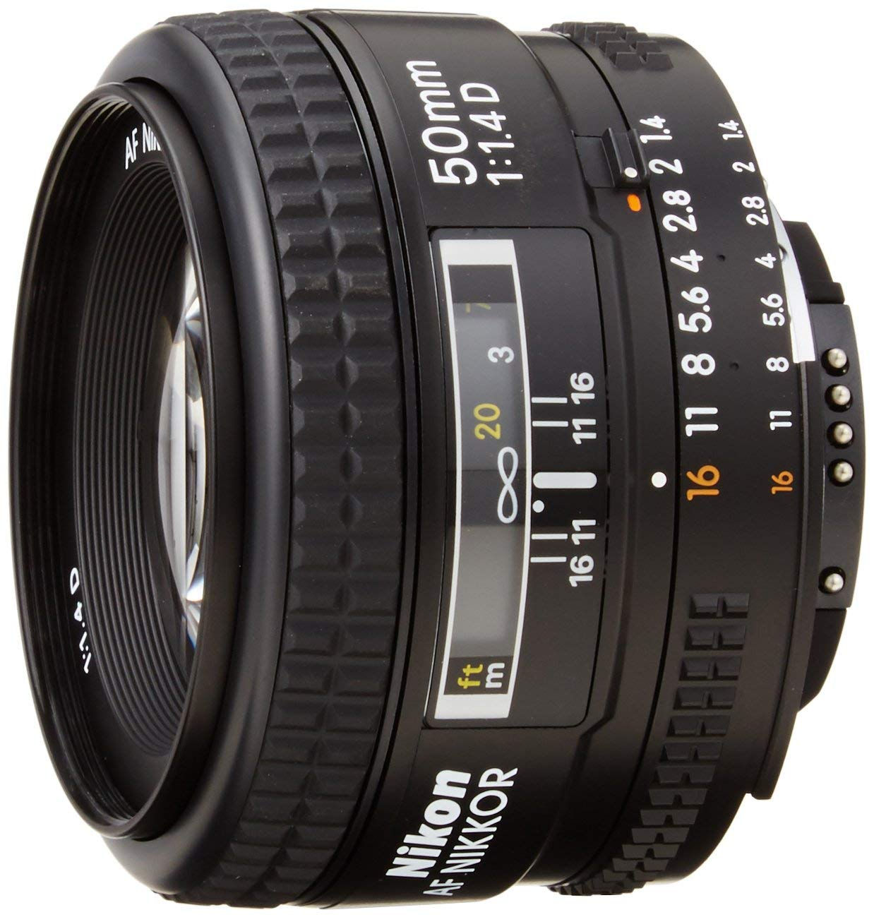 Nikon AF FX NIKKOR 50mm F/1.4D DSLR Lens with Auto Focus for Nikon DSLR Cameras