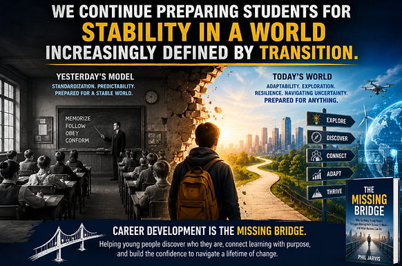 We continue preparing students for stability in a world increasingly defined by transition.