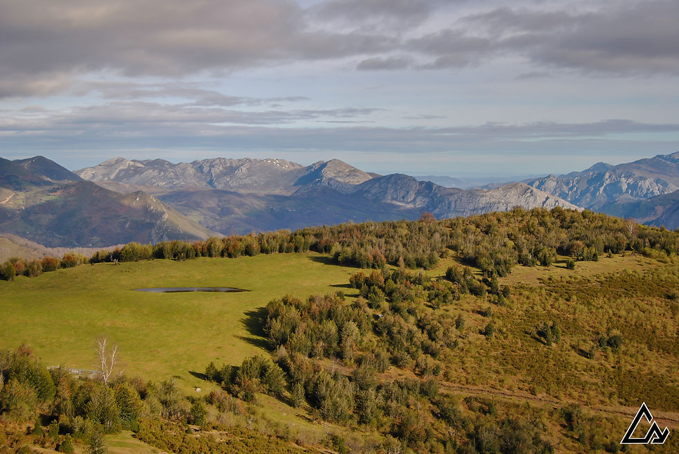 Laguna durante la ascensión
