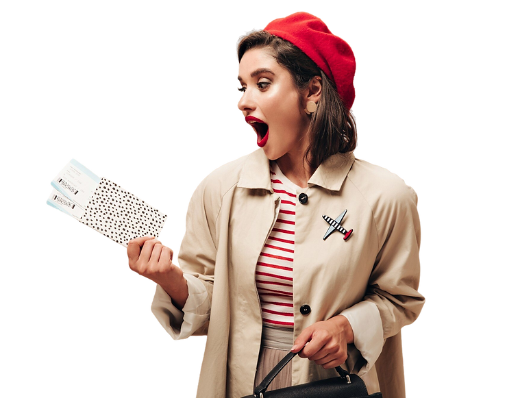 surprised-woman-red-beret-beige-jacket-looks-tickets-stylish-lady-with-bright-lips-beret-b