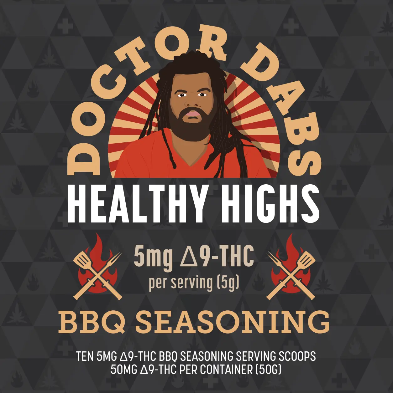 Doctor Dabs BBQ Seasoning | 50MG THC | THC Infused Seasoning