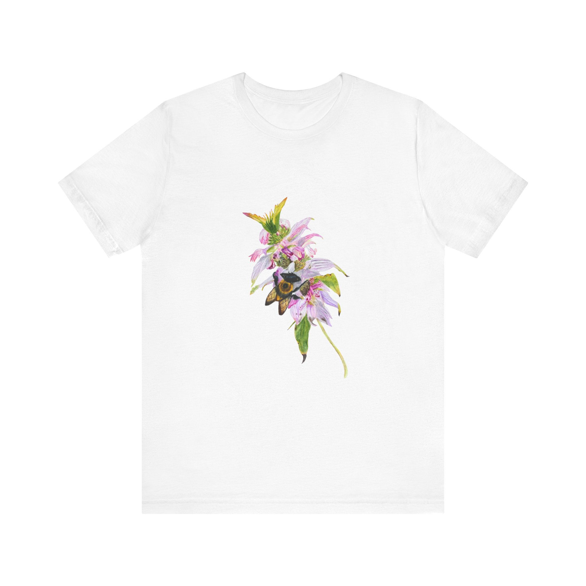 Bee on Monarda Botanical T-Shirt