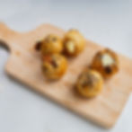 Halloumi Stuffed Bagels